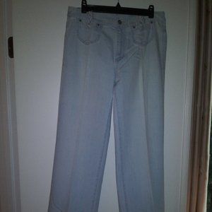 Armani Exchange light blue jeans wide leg Size 10